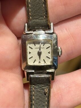 Vintage Hamilton 10k golden filled vintage Square Watch